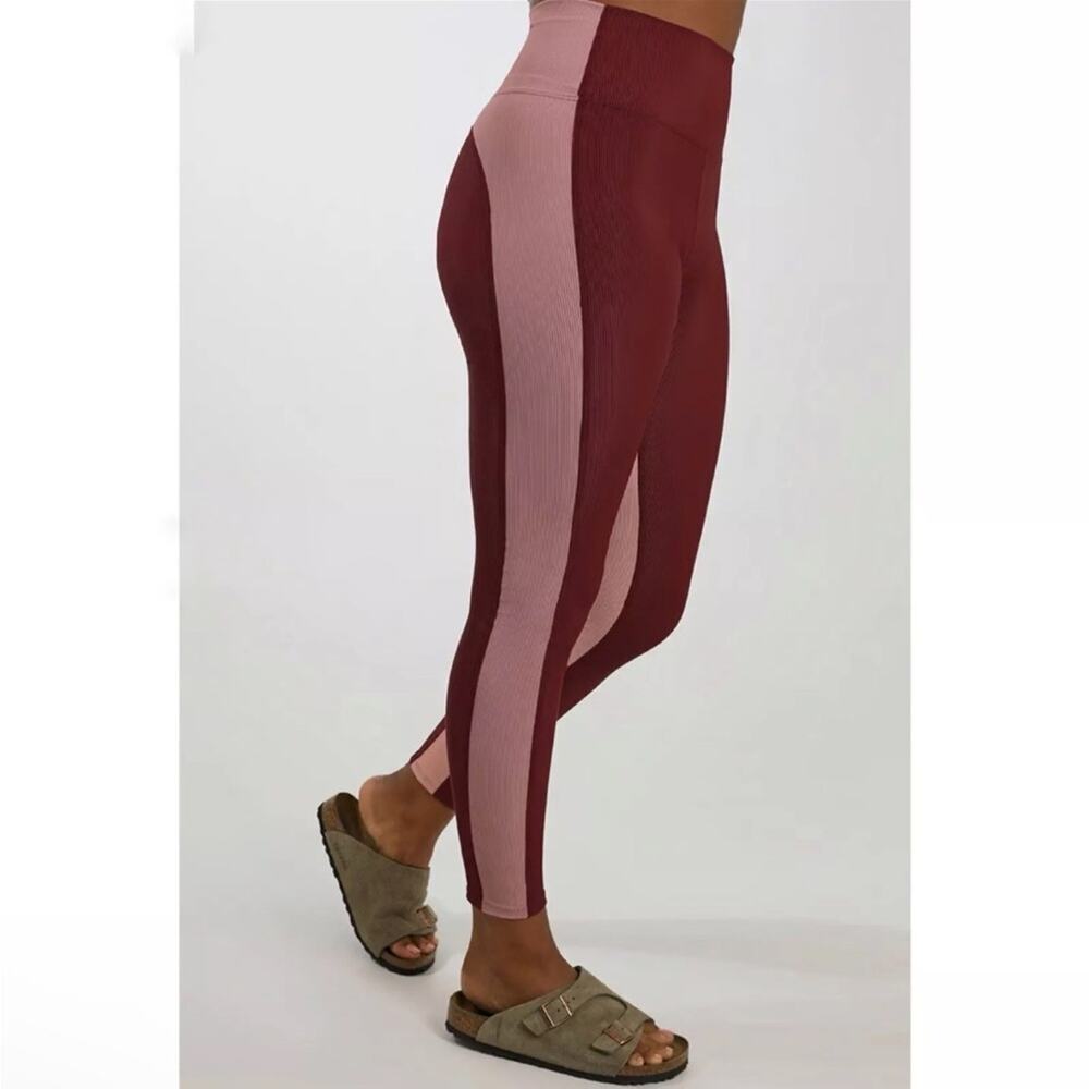 Beach Riot Color Block Leggings Size Medium - Picture 2 of 7